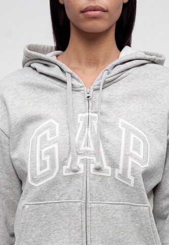 Gap Petite Sweatvest 'HERITAGE' in Grijs