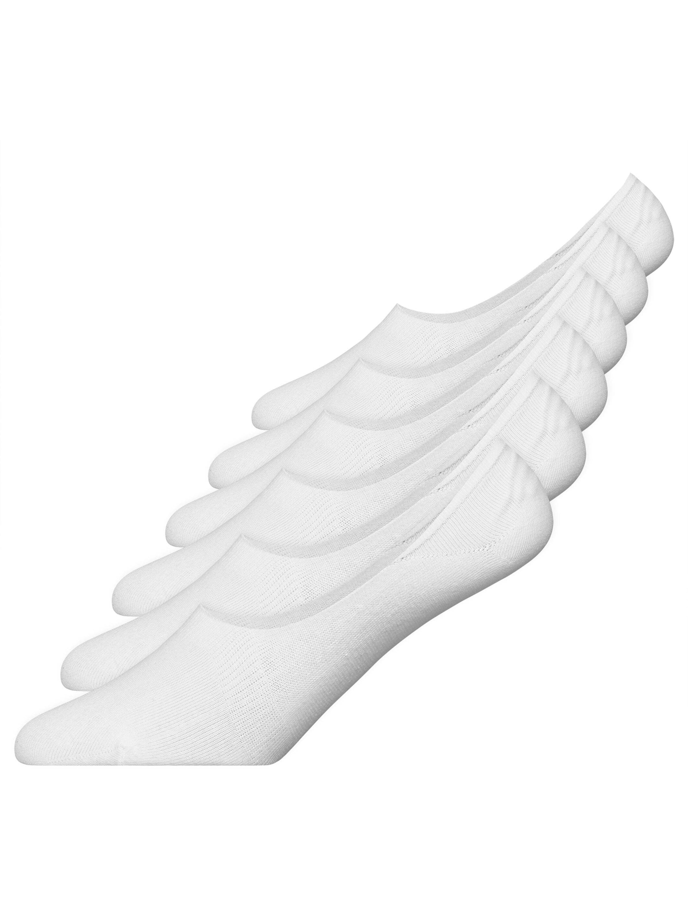 SNOCKS Füßlinge in Weiß: Vorderseite
