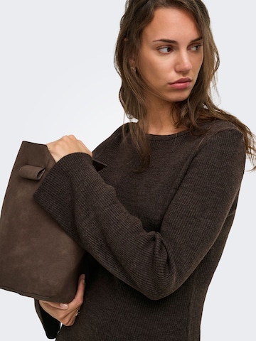 ONLY Knit dress 'ONLTESSIE' in Brown