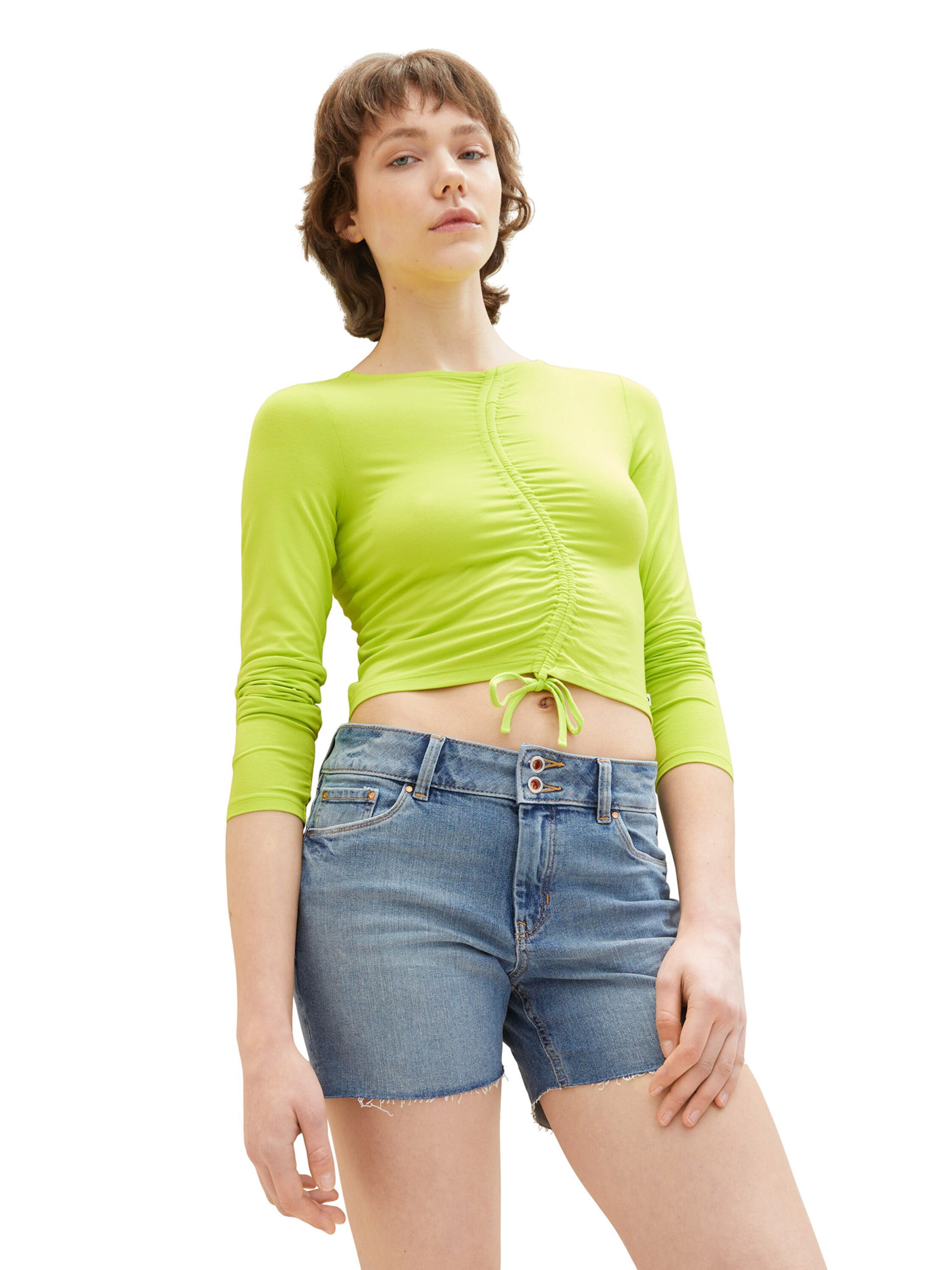 TOM TAILOR DENIM Koszulka w kolorze zielony