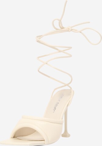 Sandalo con cinturino 'GRACIE' di Public Desire in beige: frontale