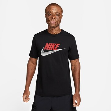 Nike Sportswear - Camiseta 'Futura' en negro: frente