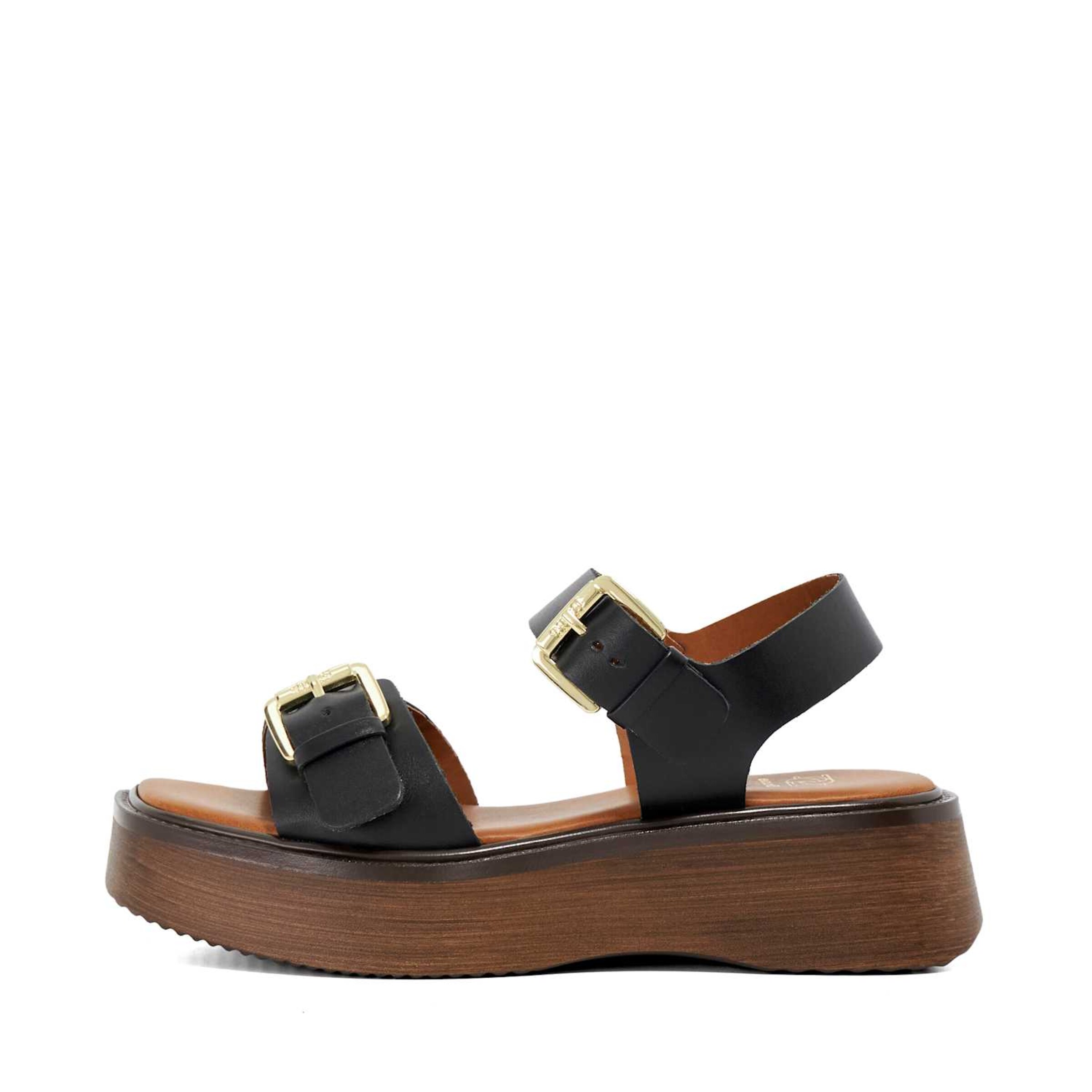 Dune LONDON Sandaal 'Luno' in Zwart