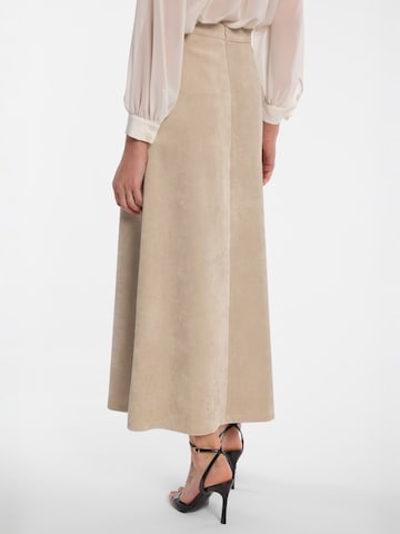 Ana Alcazar Skirt 'Enliru' in Beige