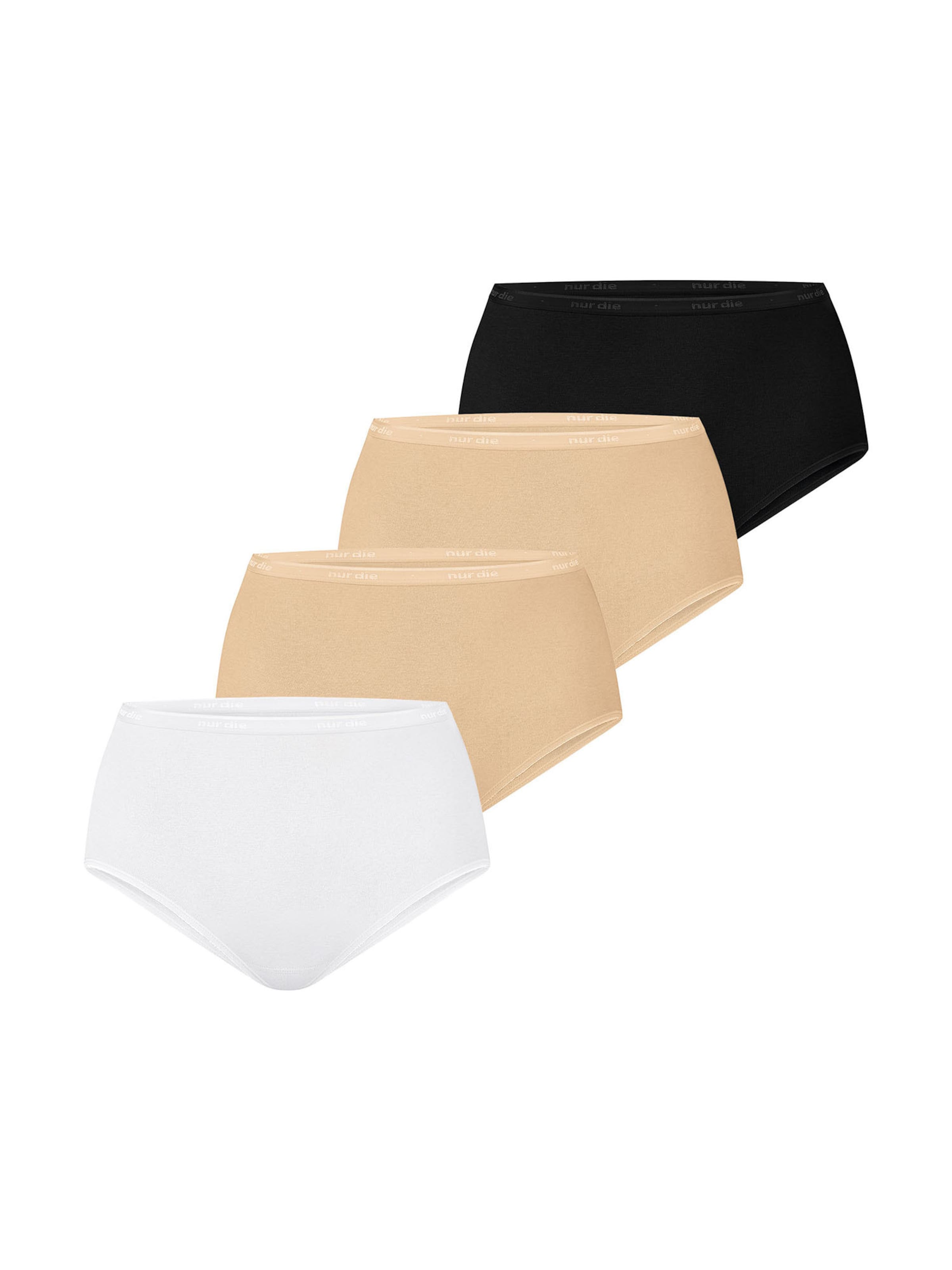 Slip ' Bio-Baumwolle ' Nur Die en beige : devant