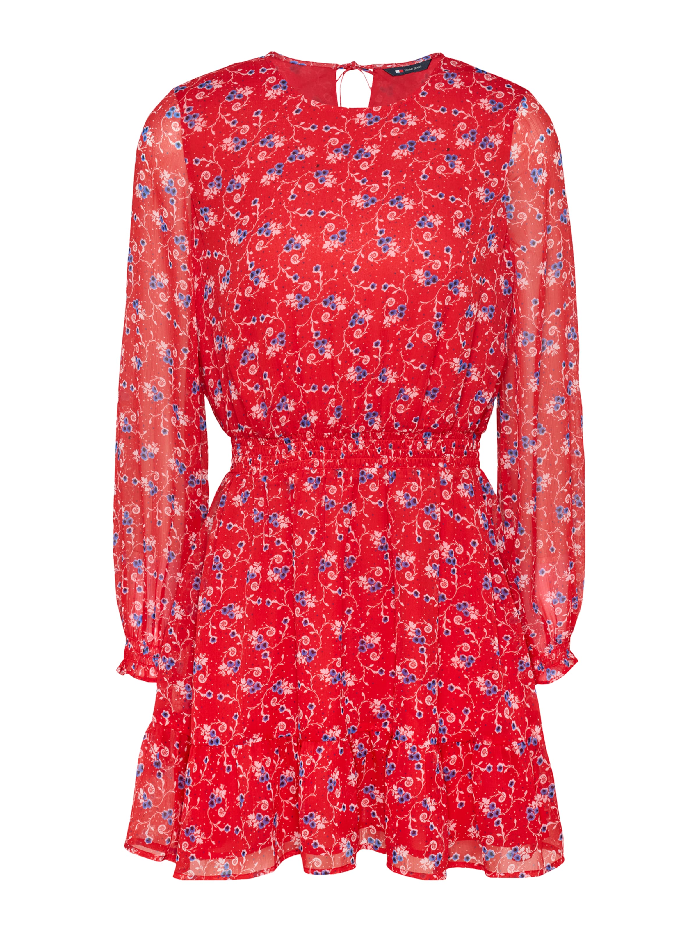 Tommy Jeans Рокля в червено: отпред