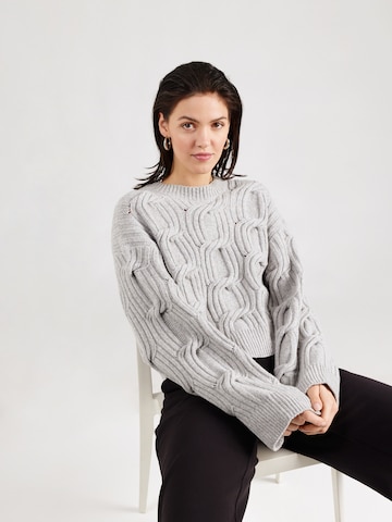 DRYKORN Pullover 'MALESE' in Grau: Vorderseite