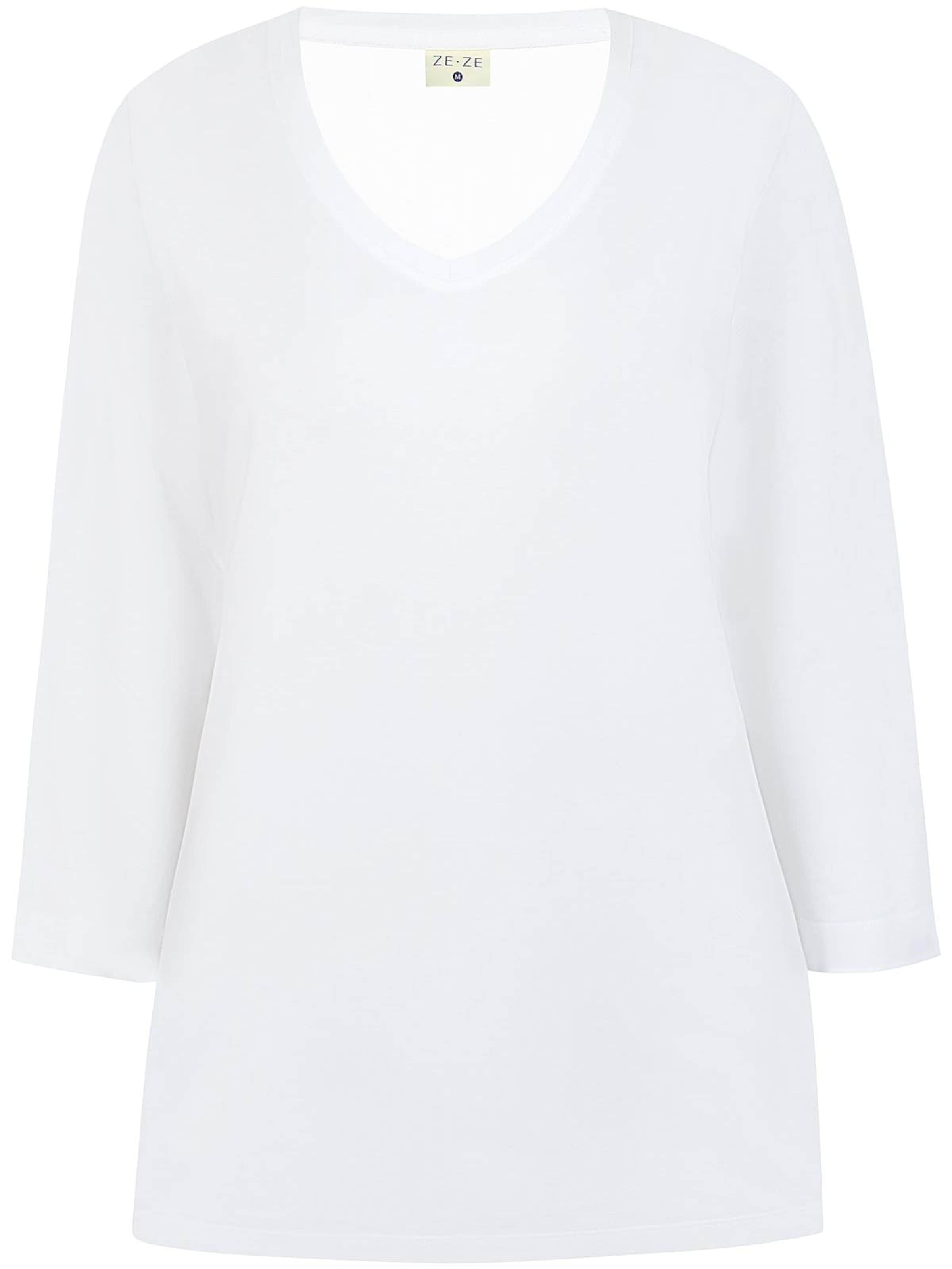 ze-ze Shirt 'Catja 014'‌ in Weiß