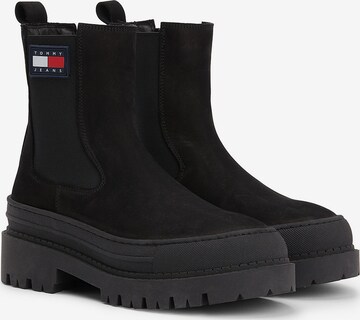 Tommy Jeans Chelsea Boots in Schwarz