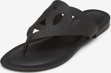 Marc O'Polo T-bar sandals in Black: front