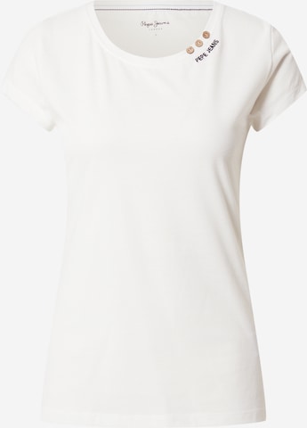 Pepe Jeans - Camiseta 'RAGY' en blanco: frente