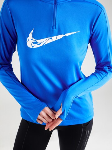 NIKETehnička sportska majica 'Swoosh' - plava boja