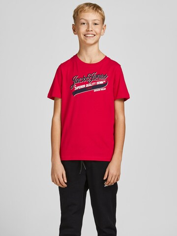 Jack & Jones Junior T-Shirt in Rot: Vorderseite