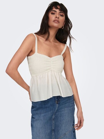 ONLY Top in White: front
