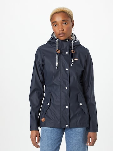 Ragwear Between-Season Jacket 'MARGGE' in Blue: front