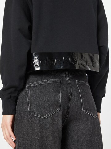 Calvin Klein Jeans Sweatshirt in Zwart