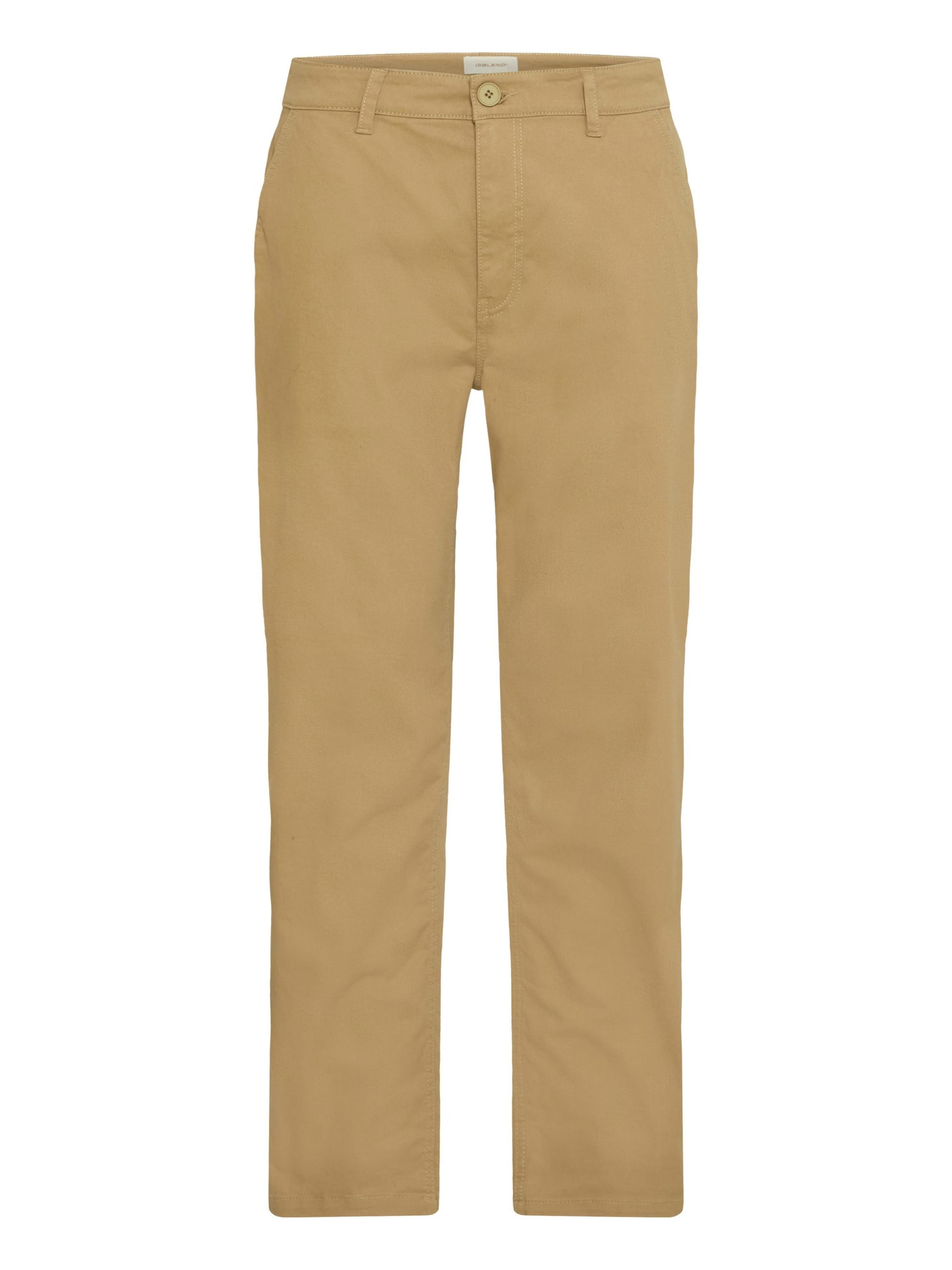 BLEND Loose fit Chino Pants 'Natan' in Beige: front