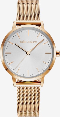 Julie Julsen Analog Watch in Gold: front