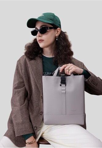 Gaston Luga - Bolso de mano 'Spläsh' en beige: frente