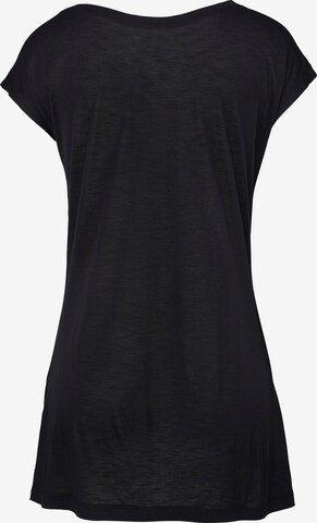 T-shirt LASCANA en noir