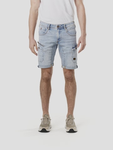 mėlyna KOROSHI Standartinis Darbinio stiliaus džinsai: priekis