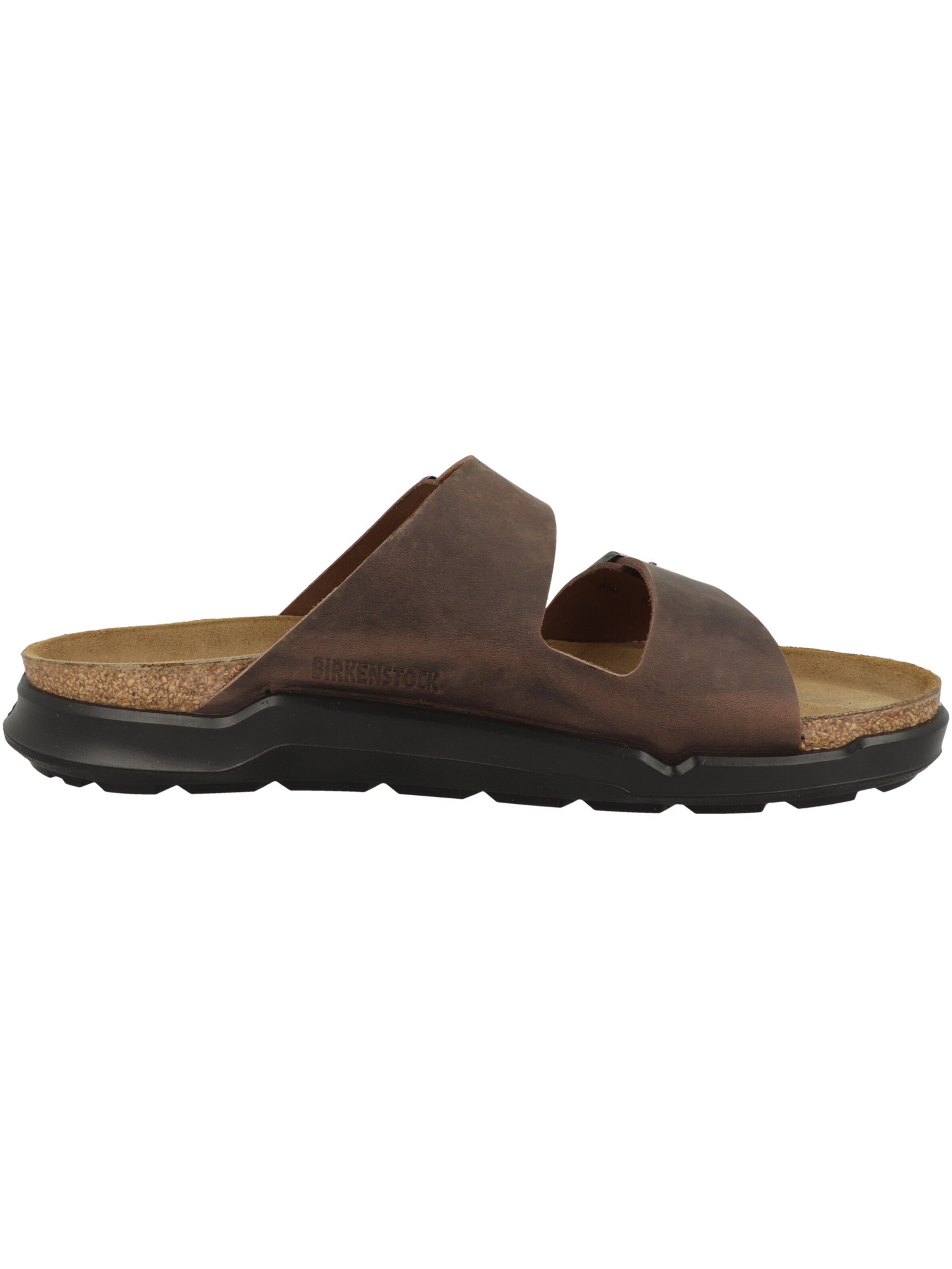 BIRKENSTOCK - Zapatos abiertos ' Arizona ' en marrón: lado