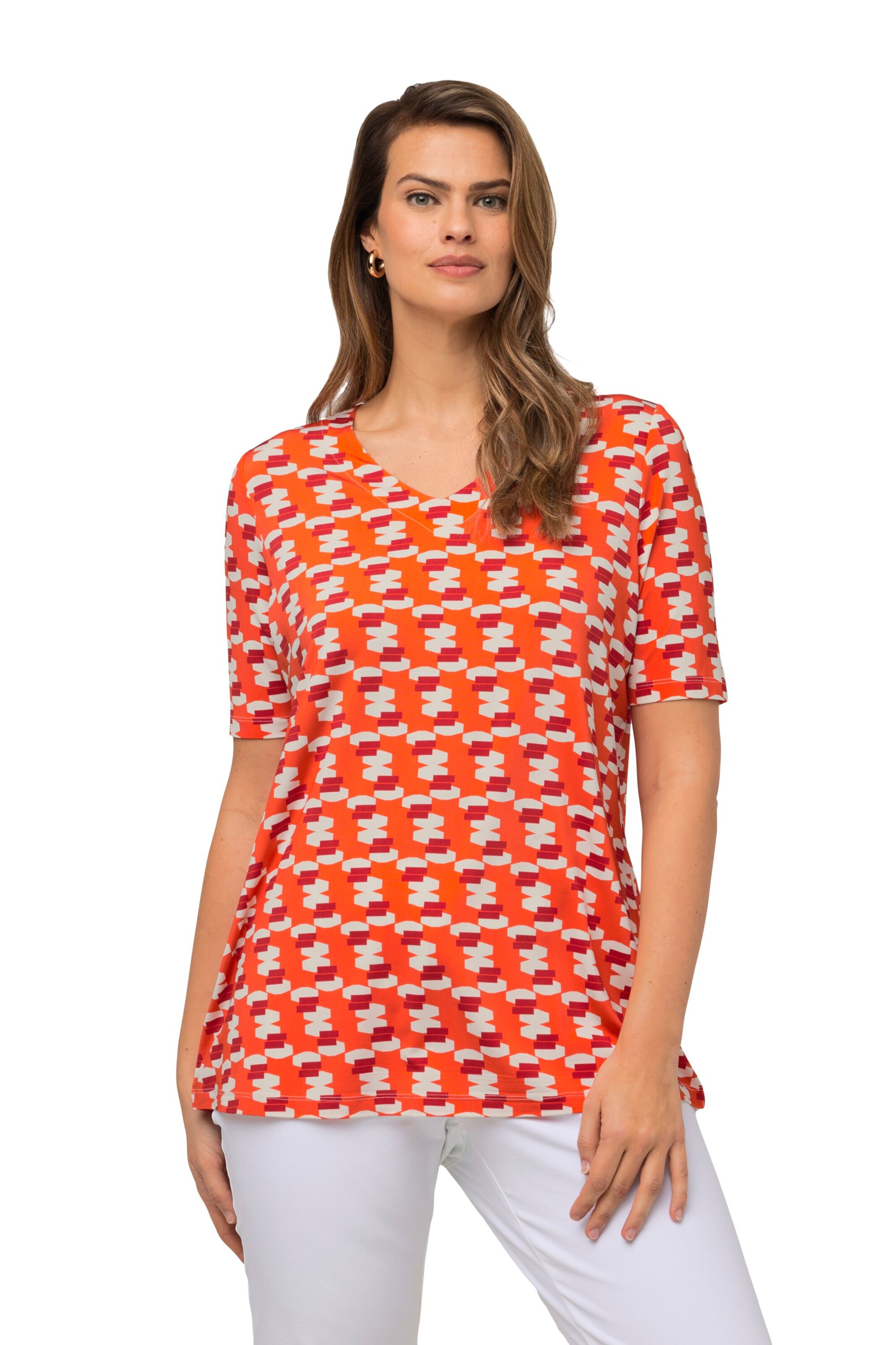 Ulla Popken Shirt in Orange: front
