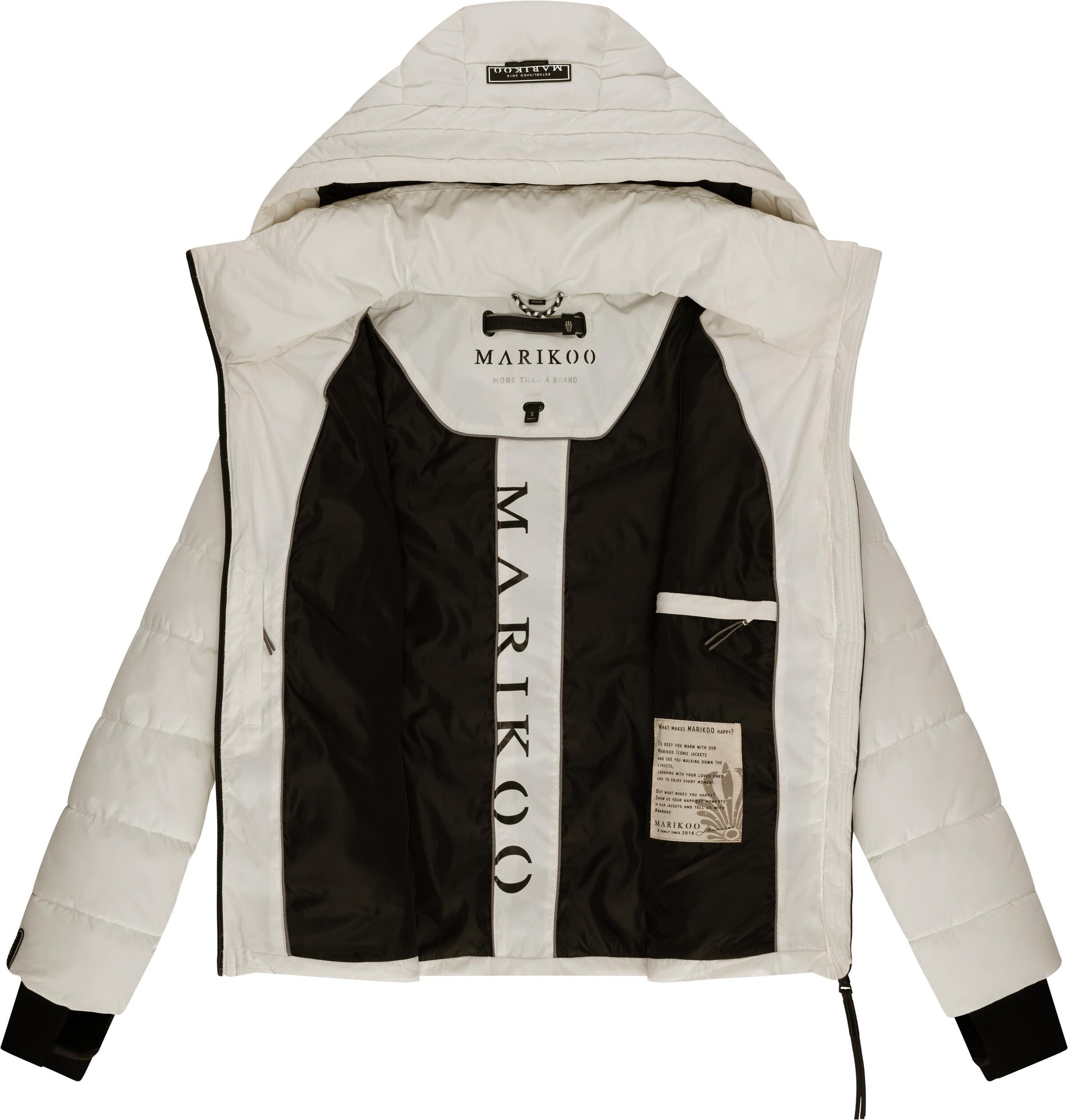 Veste d’hiver MARIKOO en blanc