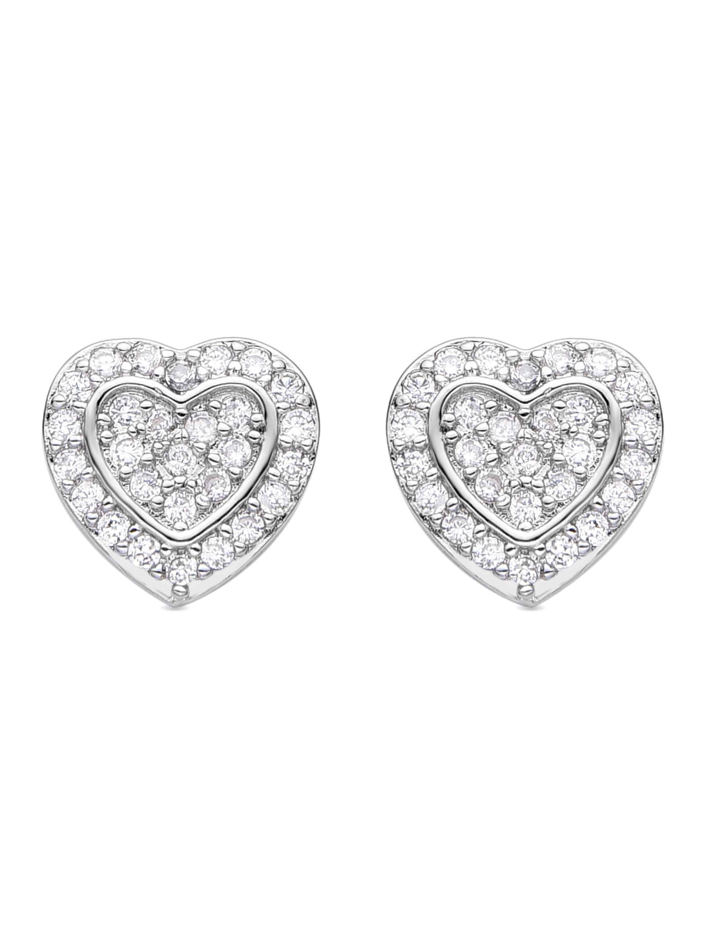 Orecchini 'Manye' di Luxenter in argento: frontale