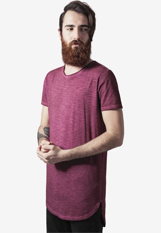 Urban Classics Shirt in Rood: voorkant