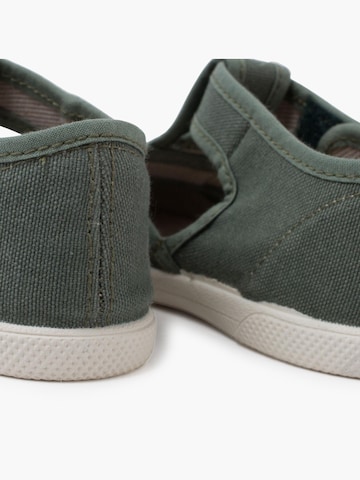 Pisamonas - Zapatos abiertos en verde