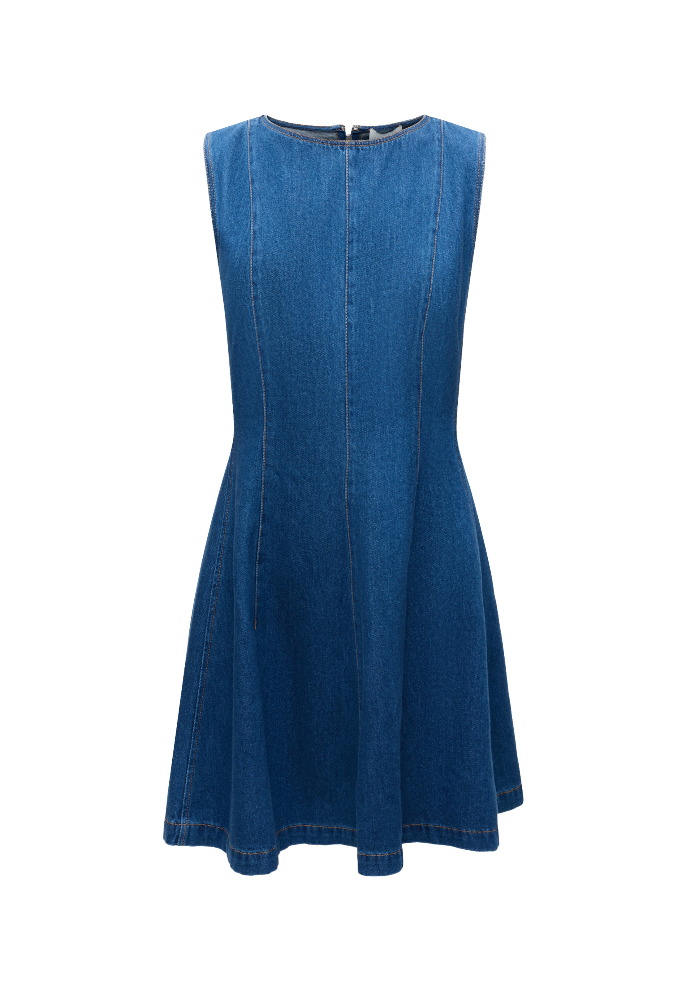 Calvin Klein Jeans Jurk in Blauw: voorkant