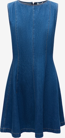 Rochie de la Calvin Klein Jeans pe albastru: față
