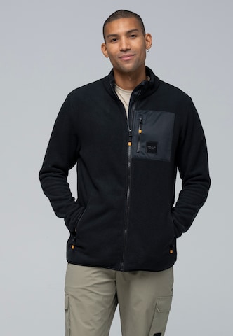 BULA Athletic Fleece Jacket in Black: front