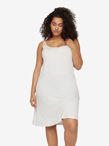 Zizzi Φόρεμα 'MILLE' σε λευκό: μπροστά