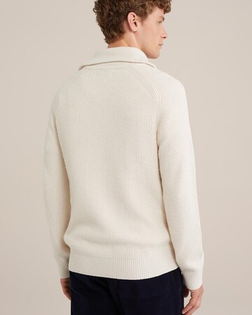 WE Fashion Sweter w kolorze biały
