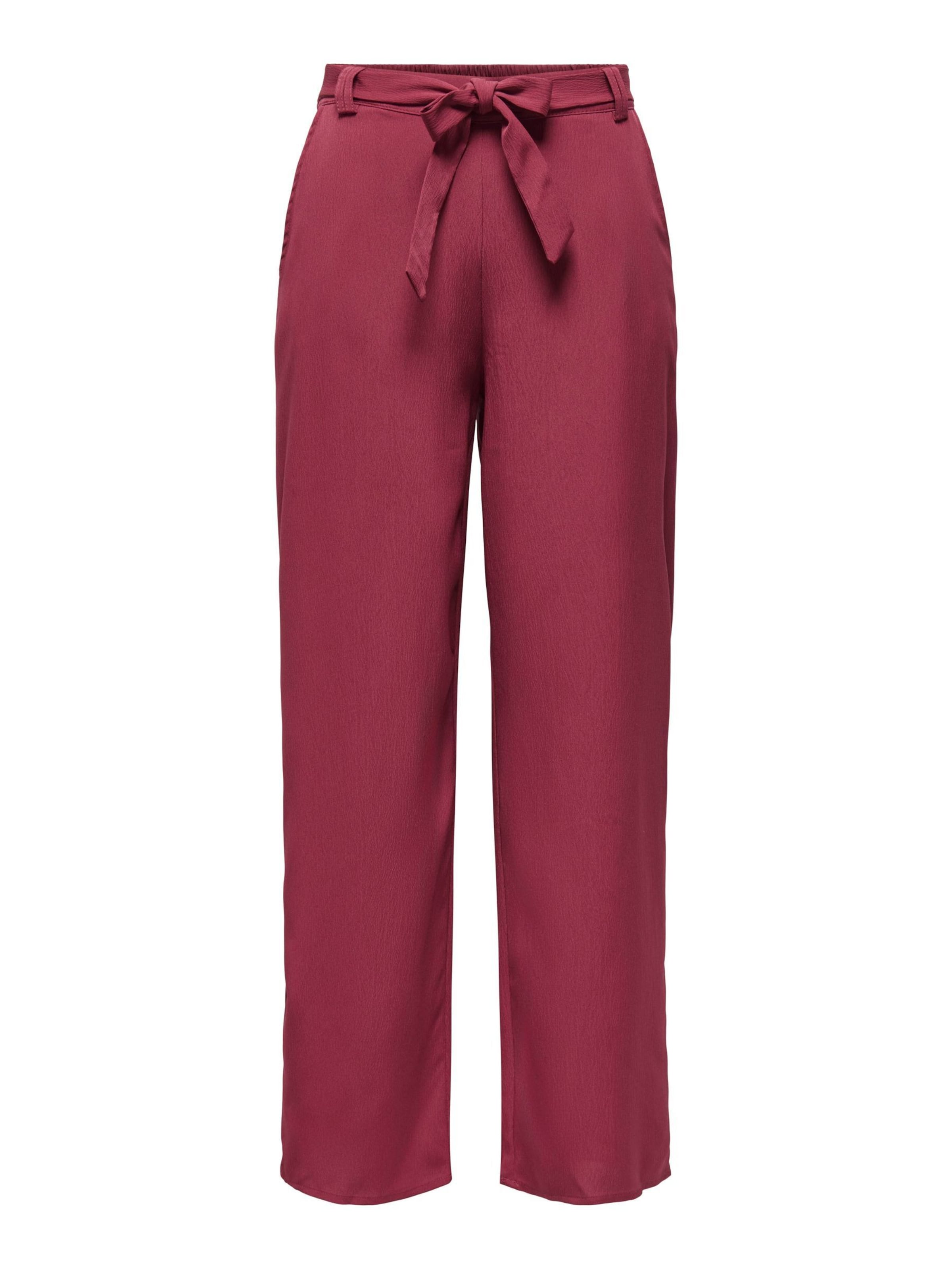 ONLY Wide Leg Bukser 'ONLNova' i rød: forside