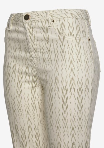 LASCANA Slimfit Broek in Beige