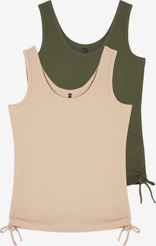 smėlio Trendyol Curve Palaidinė be rankovių: priekis