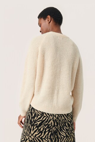SOAKED IN LUXURY Pullover 'Tuesday' i beige
