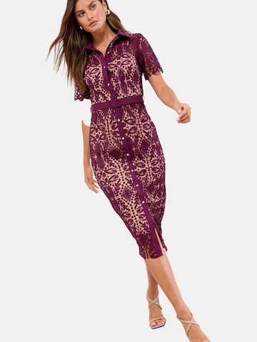 Abito in maglia di Lipsy in lilla: frontale