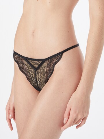 Hunkemöller String 'Isabelle' in Zwart: voorkant