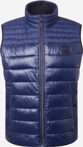 BOSS Orange Vest 'Odeno' in Blue: front