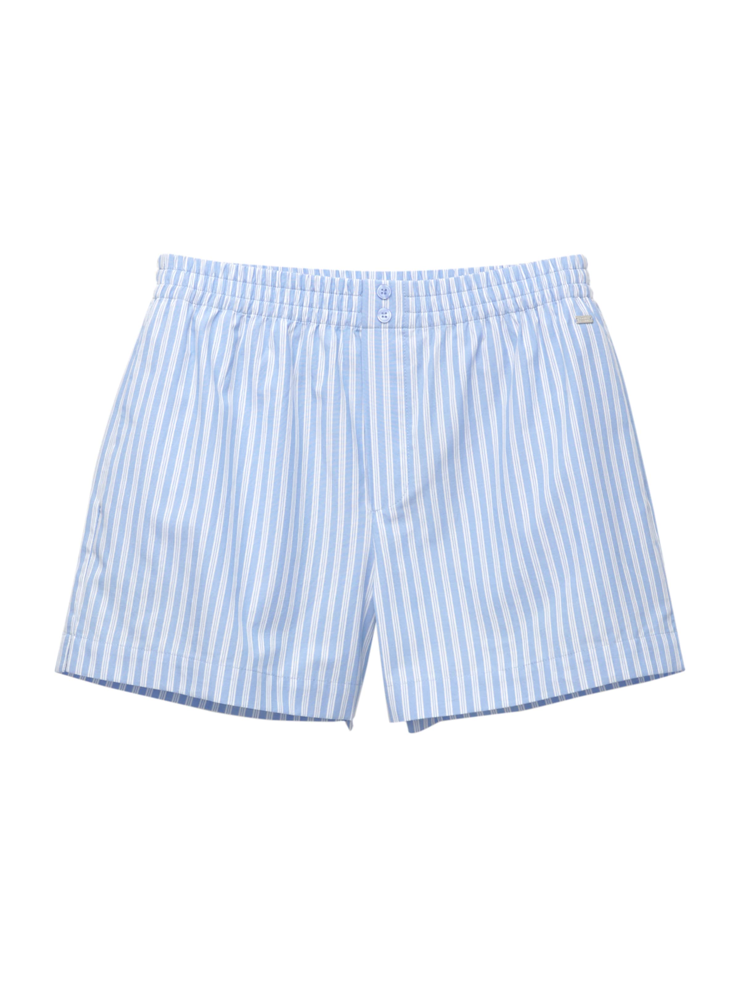 Pull&Bear Voľný strih Nohavice - Modrá: predná strana