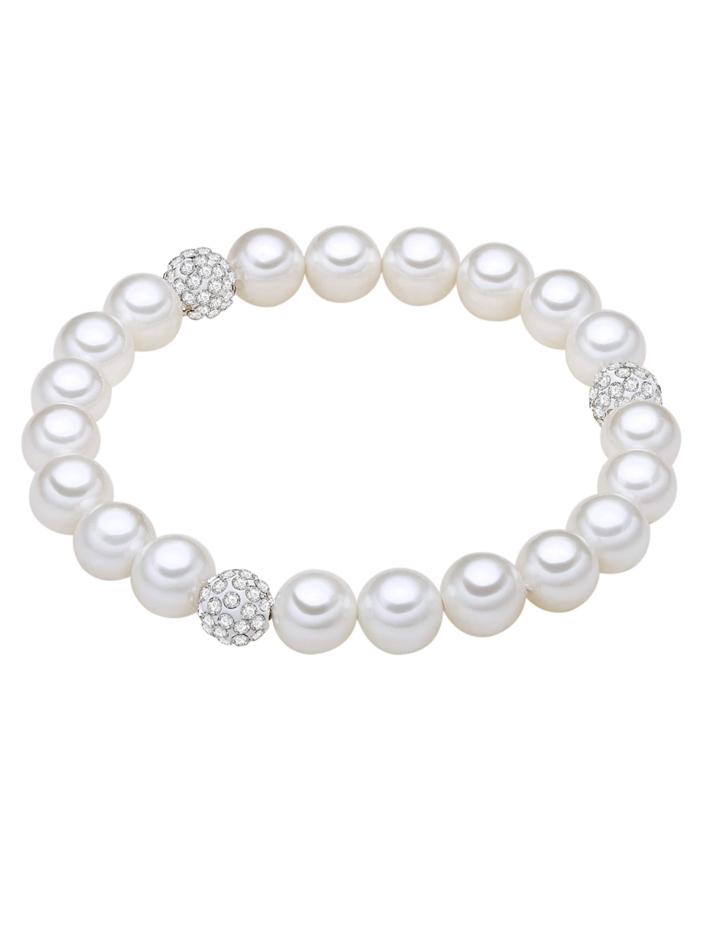 Lulu & Jane - Pulsera en blanco: frente