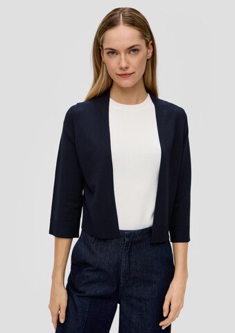 Cardigan s.Oliver BLACK LABEL en bleu : devant