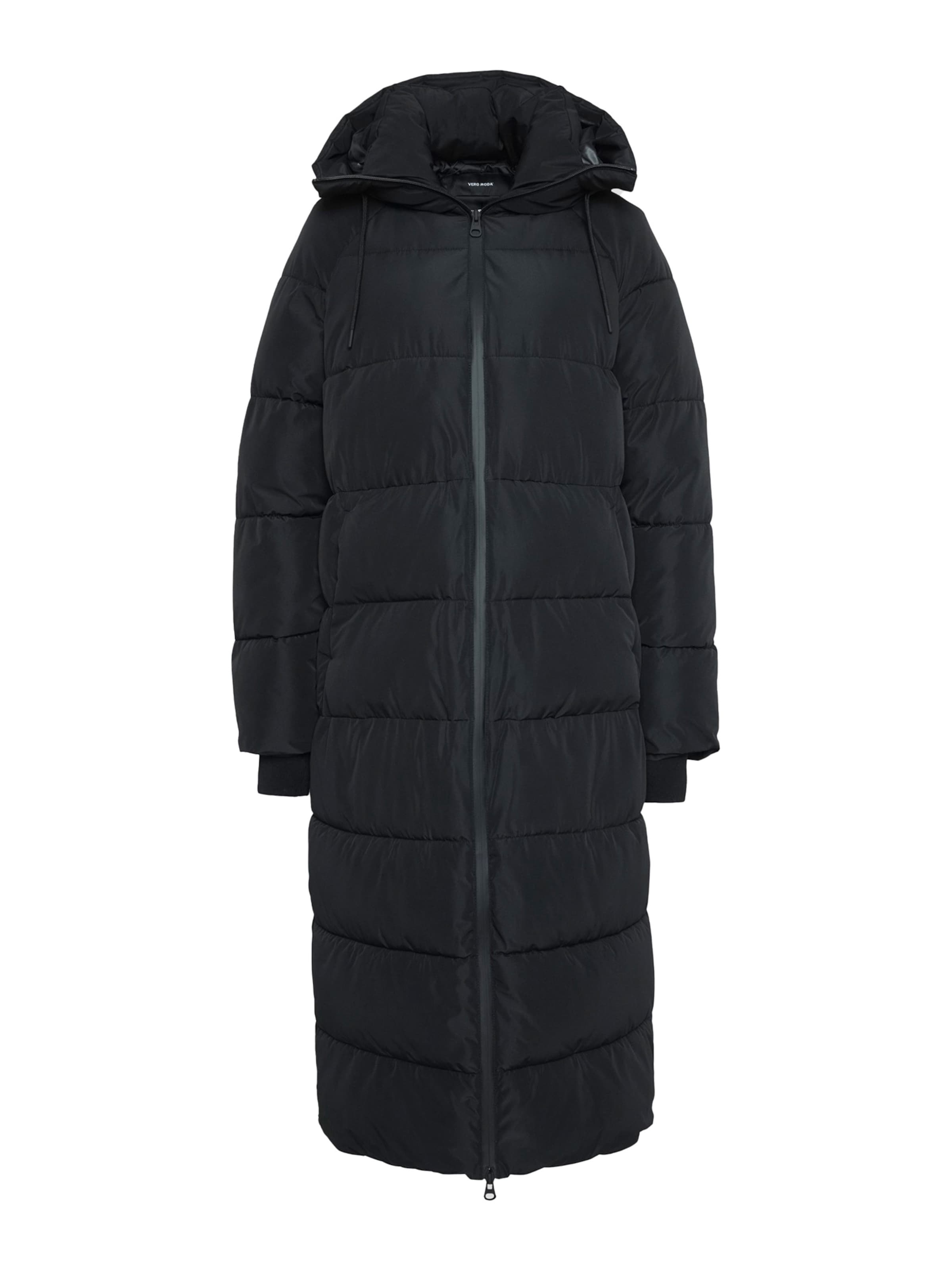 Vero Moda Tall Зимнее пальто 'VMELANOR LAURIE' в Черный: спереди