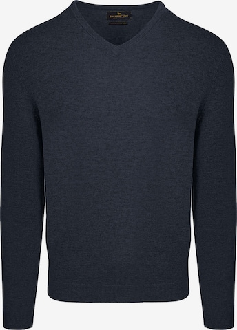 Steppin' out Pullover in Blau: Vorderseite