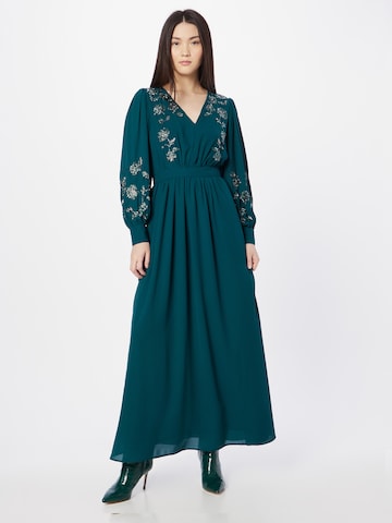 Rochie de seară de la Wallis pe verde: față