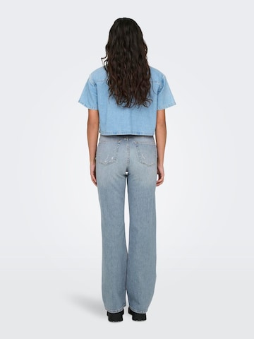 ONLY Wide Leg Farkut 'ONLCAMILLE' värissä sininen